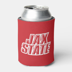 Jacksonville State University JAX STATE Logo Can Cooler