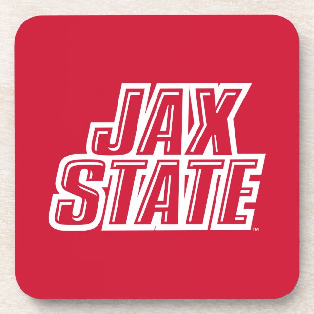 Jacksonville State University JAX STATE Logo Coaster (Front)