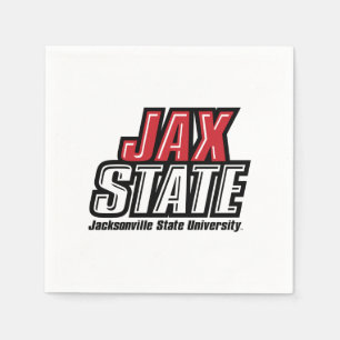 Jacksonville State University JAX STATE Logo Napkin