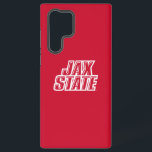 Jacksonville State University JAX STATE Logo Samsung Galaxy Case<br><div class="desc">Showcase your Jacksonville State University pride with this bold JAX STATE logo in crisp white against a deep navy background. This sleek and powerful design represents the strength, school spirit, and dedication of JSU students, alumni, and fans. Whether you're gearing up for game day, supporting your favourite team, or just...</div>