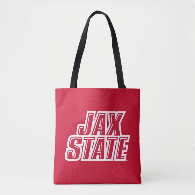 Jacksonville State University JAX STATE Logo Tote Bag (Front)
