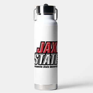 Jacksonville State University JAX STATE Logo Water Bottle