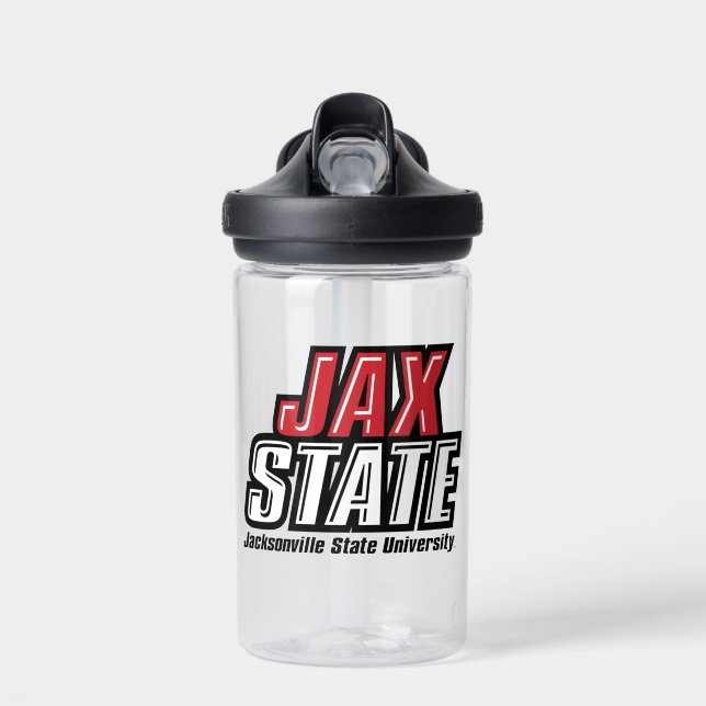 Jacksonville State University JAX STATE Logo Water Bottle (Front)