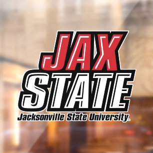 Jacksonville State University JAX STATE Logo Window Cling