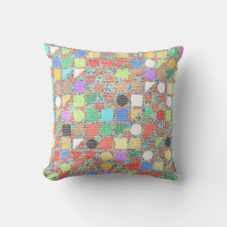 Jackuard colorful Knitting Pattern Cushion