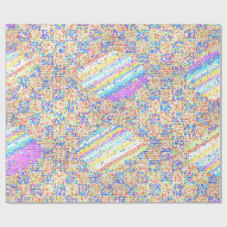 Jackuard colorful Knitting Pattern Wrapping Paper