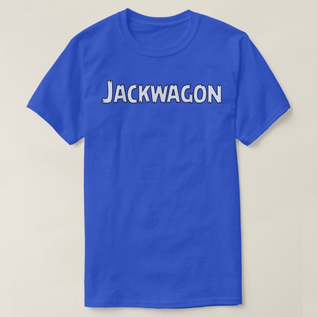 JackWagon Funny Cotton  T-Shirt (Design Front)