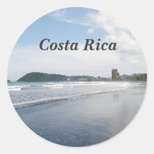 Jaco Beach in Costa Rica Classic Round Sticker