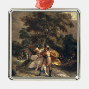 Jacob and the Angel Metal Tree Decoration