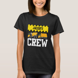 Jacob Construction Crew Custom Dumptruck Dump Truc T-Shirt
