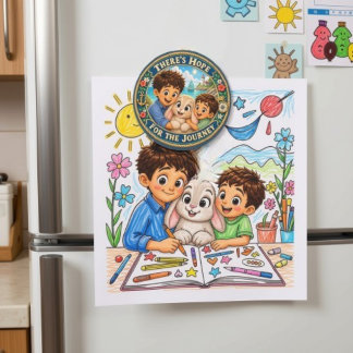 Jacob Eli and Hope for the Journey Magnet