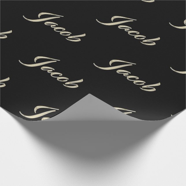 Jacob First Name Name edles Gift Paper (Corner)