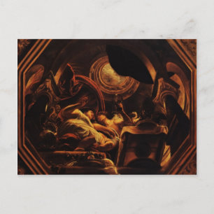 Jacob Jordaens- Love of Cupid and Psyche Postcard