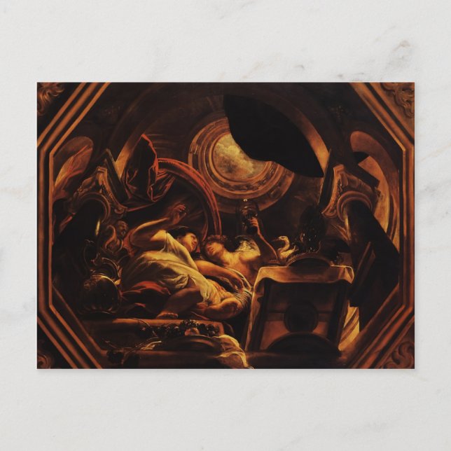 Jacob Jordaens- Love of Cupid and Psyche Postcard (Front)
