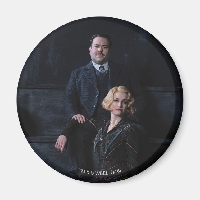 JACOB KOWALSKI™ And QUEENIE GOLDSTEIN™ Photo Magnet (Front)