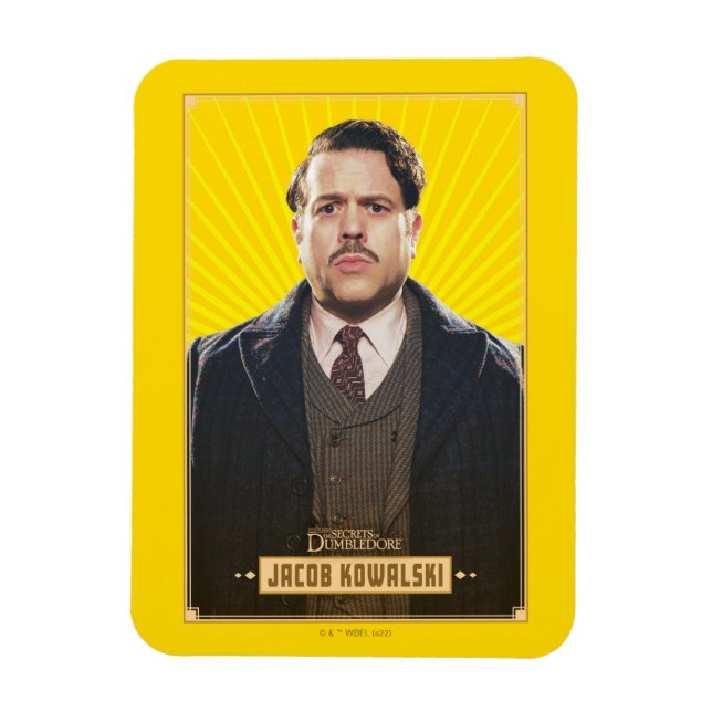 Jacob Kowalski Character Graphic Magnet (Vertical)