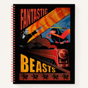 Jacob Kowalski Fantastic Beasts Vintage Poster Notebook