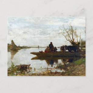 Jacob Maris Ferry Postcard