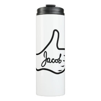 Jacob, name, gift, birthday, man, men, boy, friend thermal tumbler