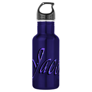 Jacob, Name, Logo, Boys Reusable Water Bottle. 532 Ml Water Bottle