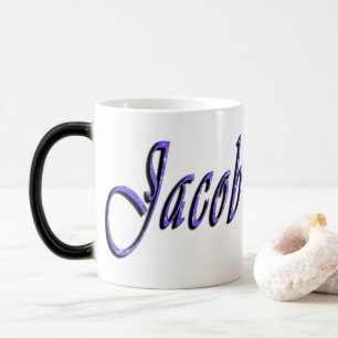 Jacob Name Logo , Magic Mug