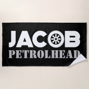 Jacob Petrol Head Beach Towel