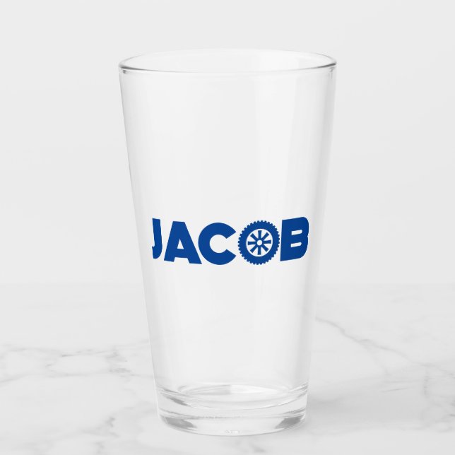Jacob Petrol Head Glass (Front)