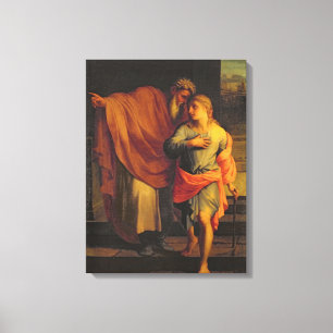 Jacob Sending his Son, Joseph Canvas Print