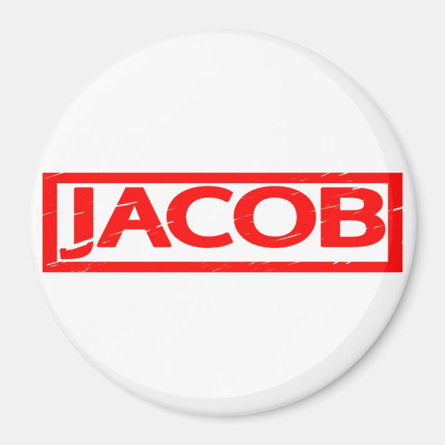 Jacob Stamp Magnet (Front)