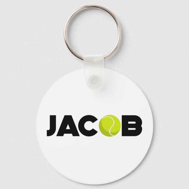 Jacob Tennis Key Ring (Front)