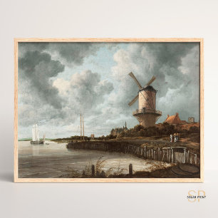 Jacob van Ruisdael Windmill at Wijk bij Duurstede  Poster