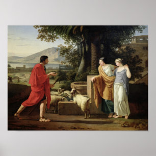 Jacob with the Daughters of Laban, 1787 Poster