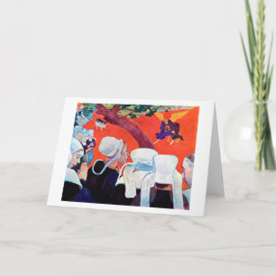 Jacob Wrestling with the Angel, Gauguin Card