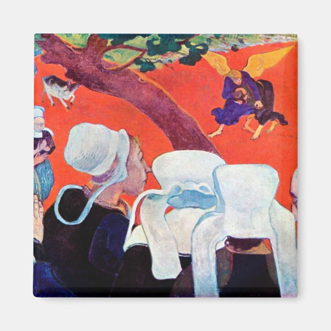 Jacob Wrestling with the Angel, Gauguin Magnet (Front)