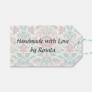 Jacobean Floral Print Gift Tags