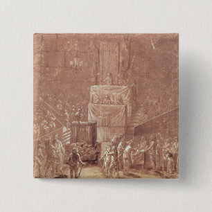 Jacobin Club During the Revolution 15 Cm Square Badge