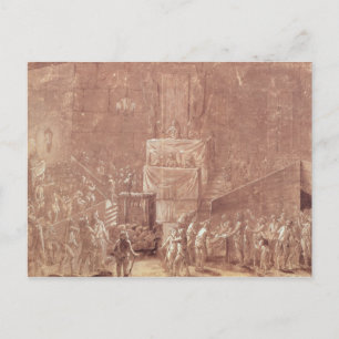 Jacobin Club During the Revolution Postcard