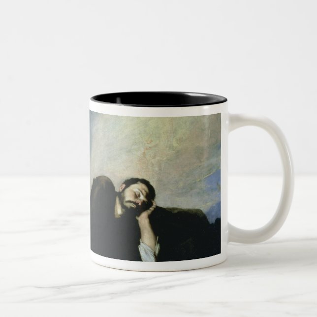 Jacob's Dream, 1639 Two-Tone Coffee Mug (Right)