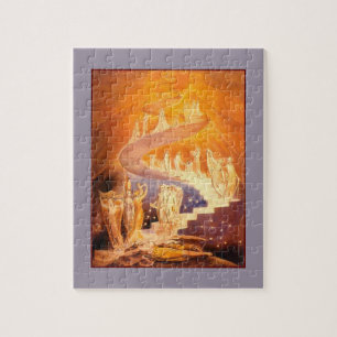 Jacob's Dream By William Blake Jigsaw Puzzle