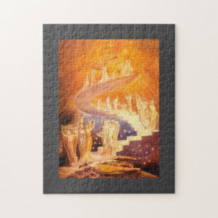 Jacob's Dream By William Blake Jigsaw Puzzle