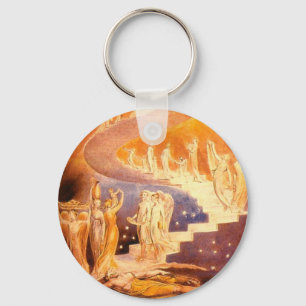 Jacob's Dream By William Blake Key Ring