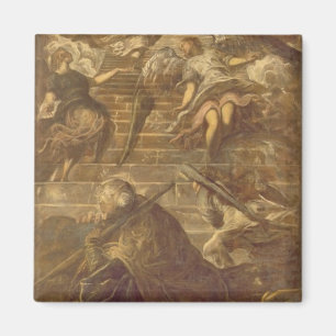 Jacob's Ladder (oil on canvas) Magnet