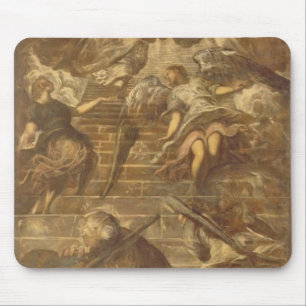 Jacob's Ladder (oil on canvas) Mouse Mat