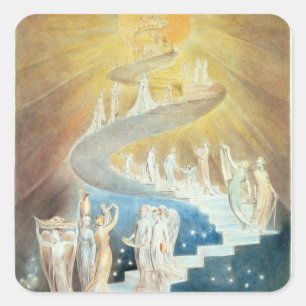 Jacob's Ladder Square Sticker