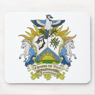 Jacobson Family Crest Mouse Mat