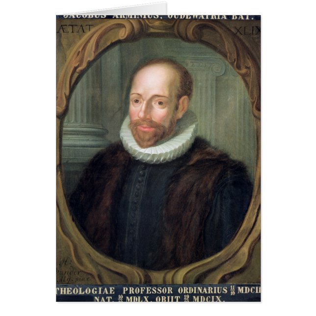Jacobus Arminius, Professor of Theology (Front)