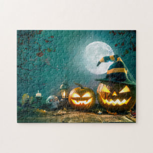 Jacolantern Funny Jack O Lantern Complex Jigsaw Pu Puzzle