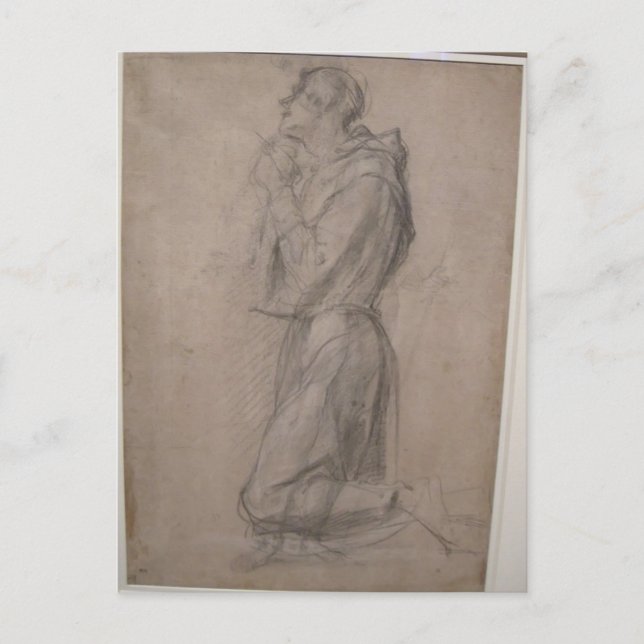 Jacopo Pontormo- Saint Francis Postcard (Front)