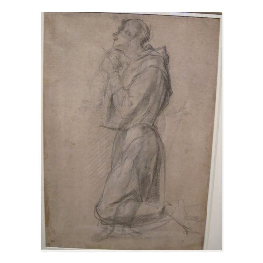 Jacopo Pontormo- Saint Francis Postcard