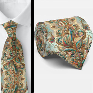 Jacquard Faux Silk Luxury Paisley Gentleman's Tie